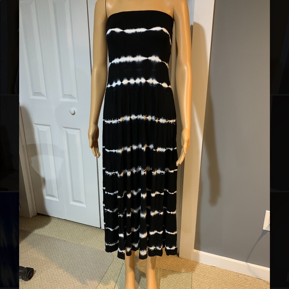 INC Tie-Dyed Convertible Dress/Skirt - Picture 3 of 8